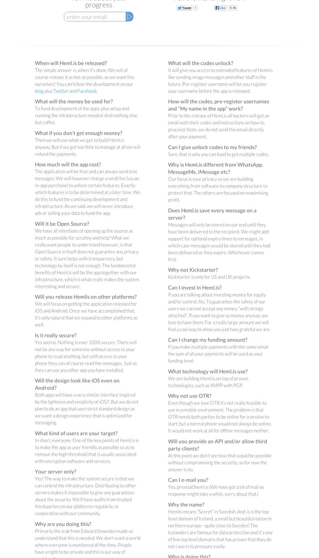 Heml.is FAQ Grid Preview