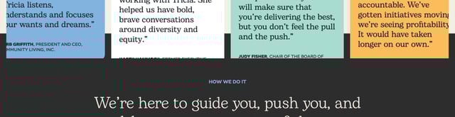 High Five Strategies Testimonial Slider Preview