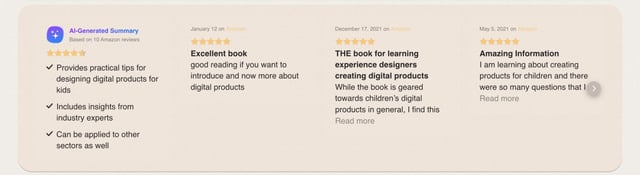 Designing Digital Products for Kids Testimonial Slider Preview