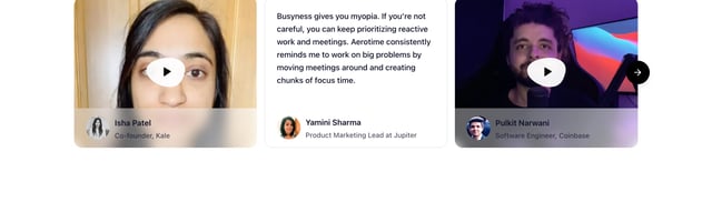 Aerotime Testimonial Slider Preview