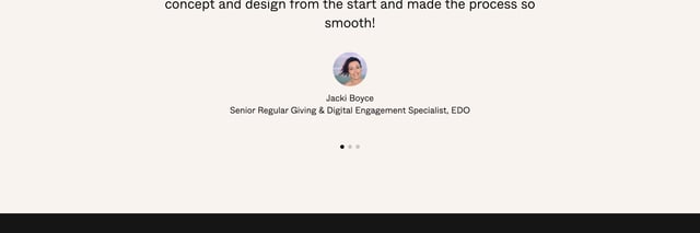 Double Makers Design Subscription Testimonial Slider Preview