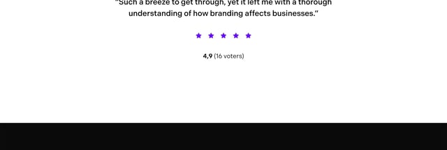 Simple Branding Course by Ention Testimonials Preview