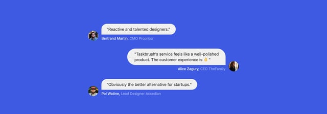 Taskbrush Testimonials Preview