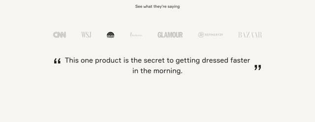 Finery Testimonials Preview