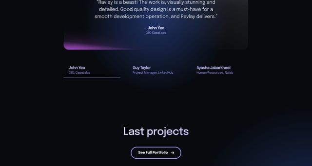 Ravlay Testimonial Slider Preview
