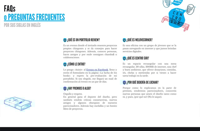 La lucha de los Books FAQ Grid Preview