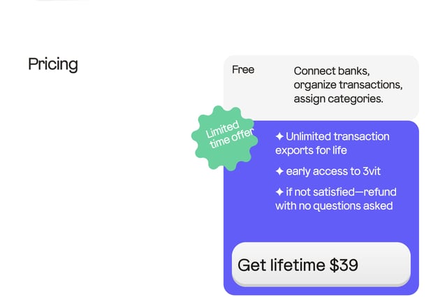 3vit Pricing Table Preview