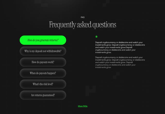 Solana DB FAQ Grid Preview