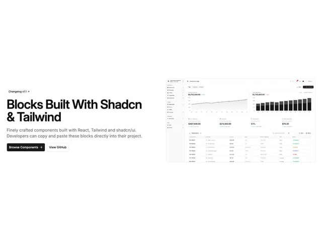 Looking to copy-paste code? We recommend Shadcnblocks