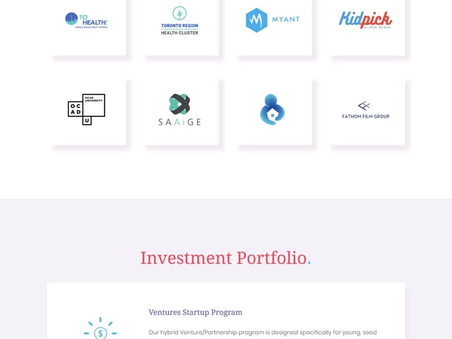 You X Ventures Client Logo Grid Preview