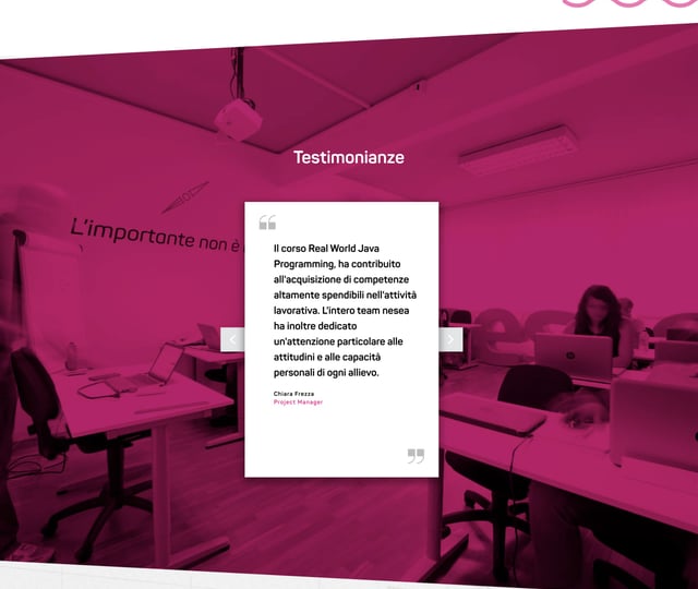 Nesea Education Testimonial Slider Preview