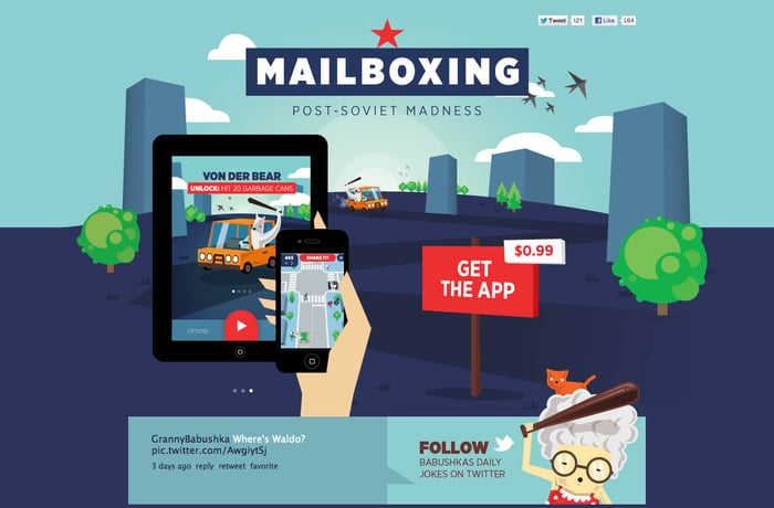 Mailboxing website preview