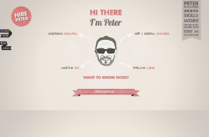 Peter Wesolowski website preview