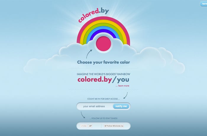 Colored.by website preview
