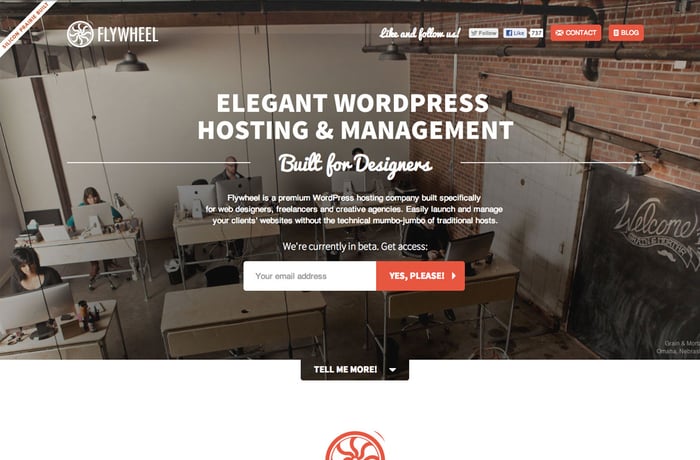 Flywheel website preview