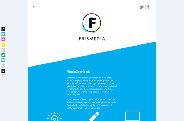 Frismedia website preview