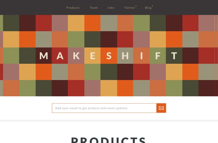 Makeshift website preview