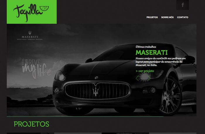 Tequilla website preview