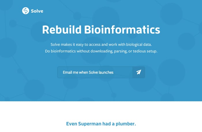 Solve website preview