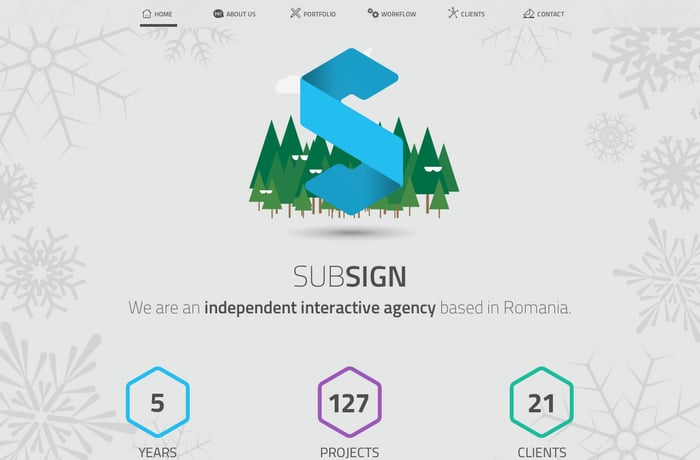 Subsign website preview