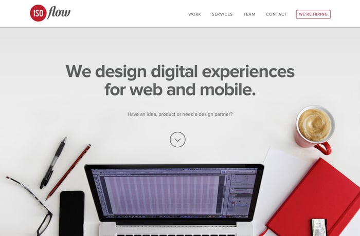 ISOflow website preview