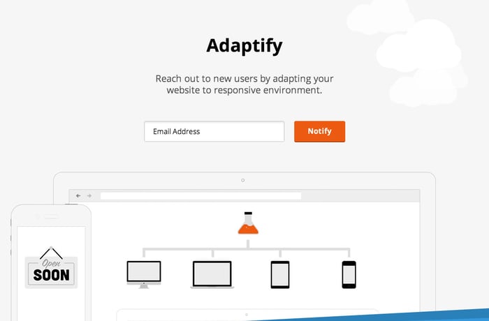 Adaptify website preview