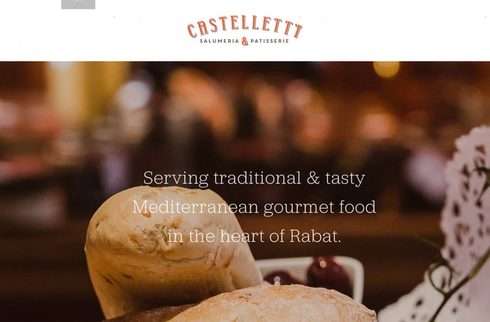 Castelletti website preview