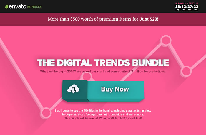 The Digital Trends Bundle website preview