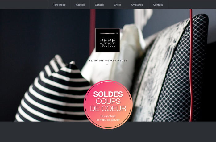 Père Dodo website preview
