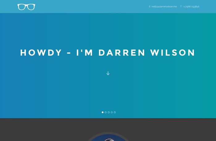 Darren Wilson website preview