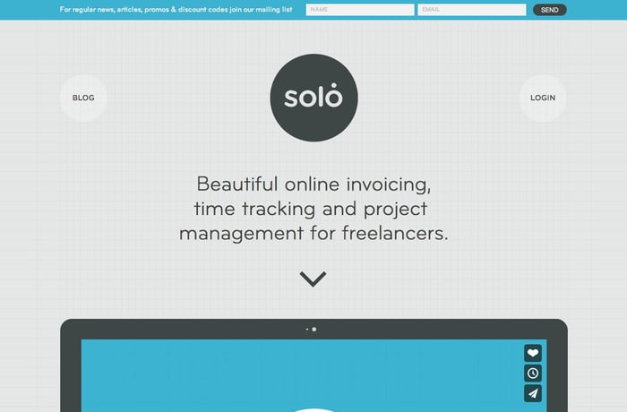 Thrive Solo website preview