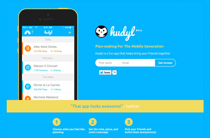 Hudyl website preview