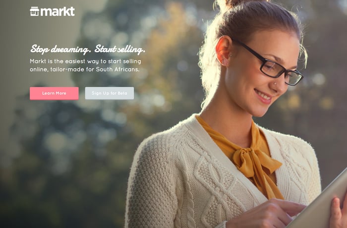 Markt website preview
