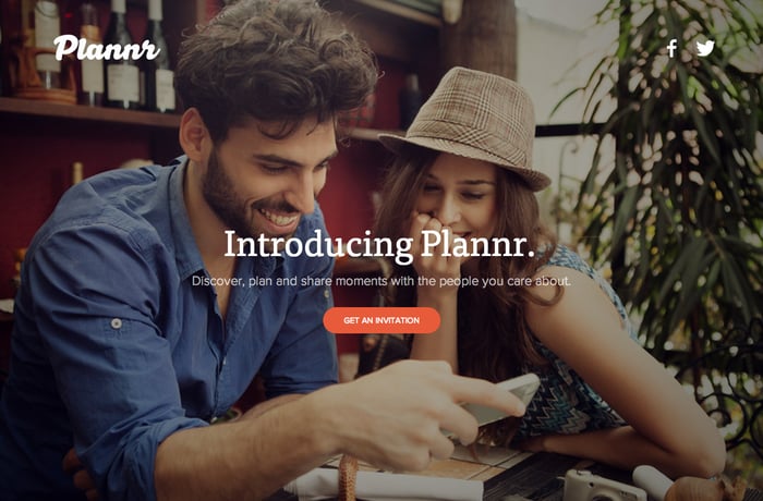 Plannr website preview