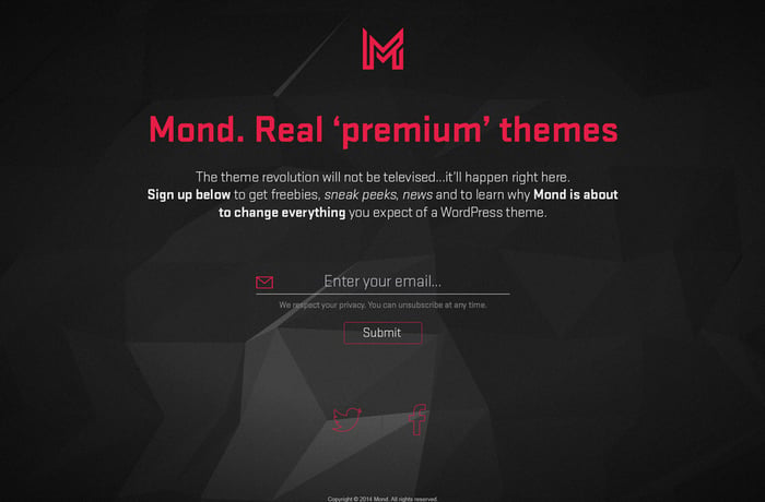 Mond website preview