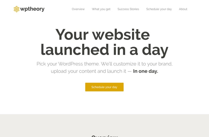 wptheory website preview
