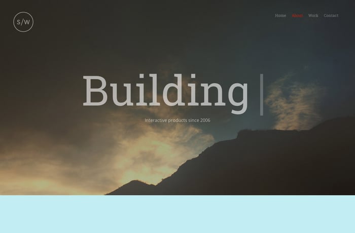 Shaun Weaver website preview