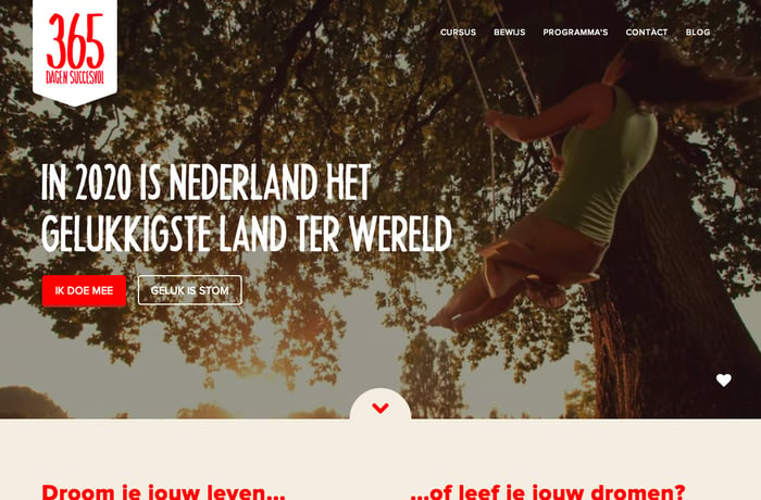 365 Dagen Succesvol website preview