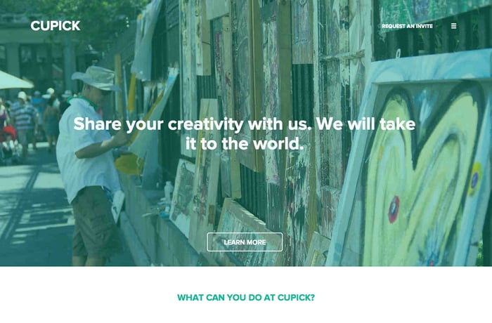 Cupick website preview