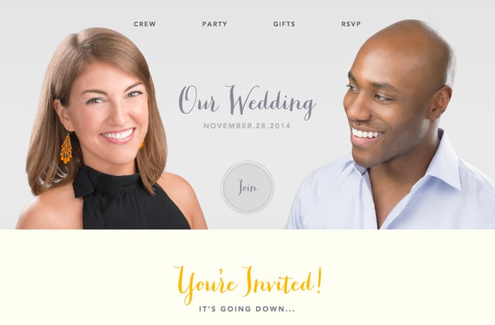 Jill + Brandon website preview