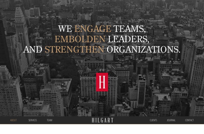 Hilgart website preview