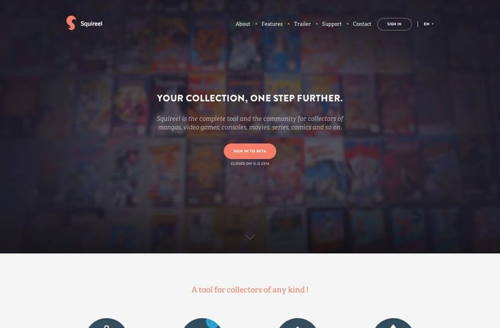 Squireel website preview