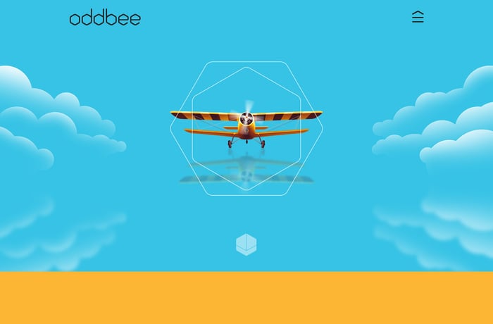 Oddbee website preview