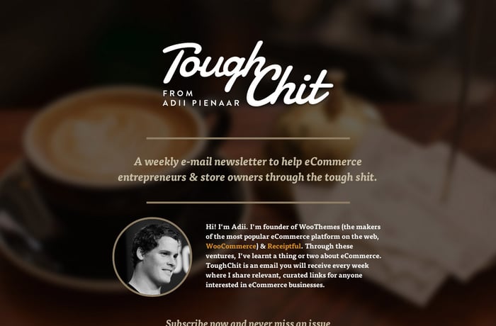 ToughChit website preview