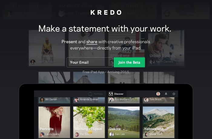 Kredo website preview