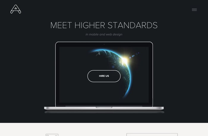Amber Creative website preview