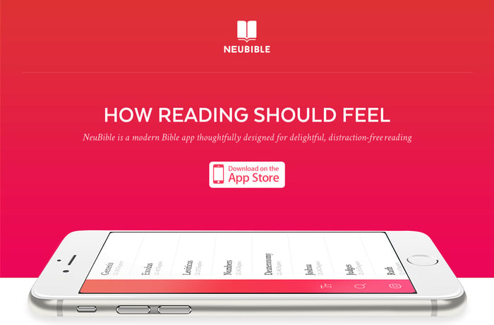 NeuBible website preview