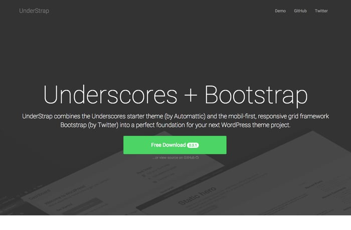 UnderStrap website preview