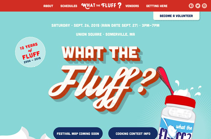 What the Fluff? website preview