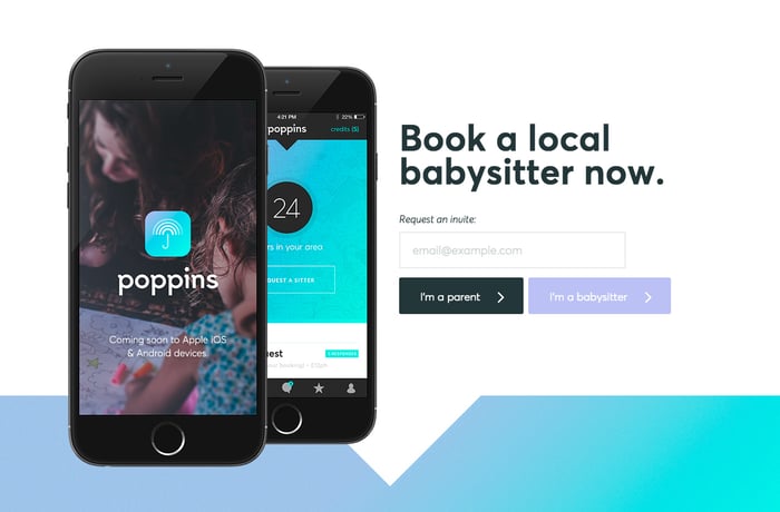 Poppins website preview